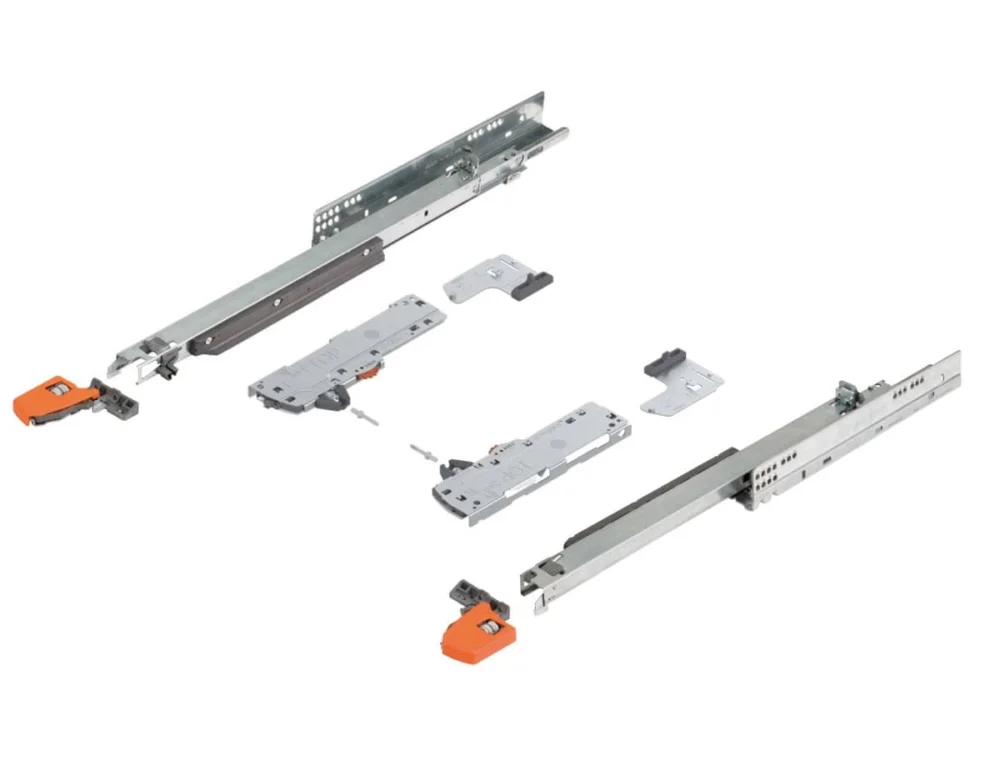 Blum Movento Tip-On mit Blumotion 60 kg KomplettSET, 450 mm - Incl. Zusatzset (Korpusbreite>600 mm) Billigare