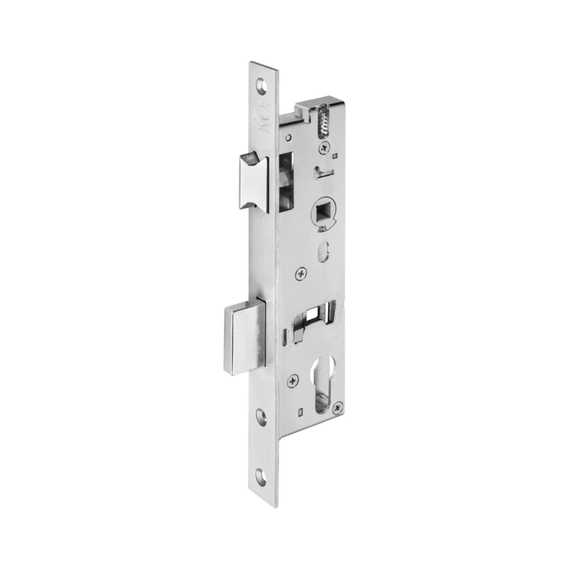 Outlet Wilka Rohrrahmenschloss Flachstulp mit Falle und Riegel Edelstahl PZW 92, Dornmaß 30 mm