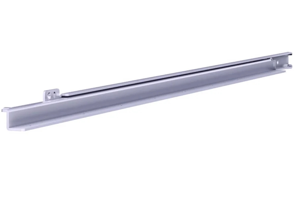 Erbjudande OMGE Rollschubführung 3093 aus Stahl, Teilauszug Tragkraft 120 kg, 1000 mm / 858 mm ABVERKAUF
