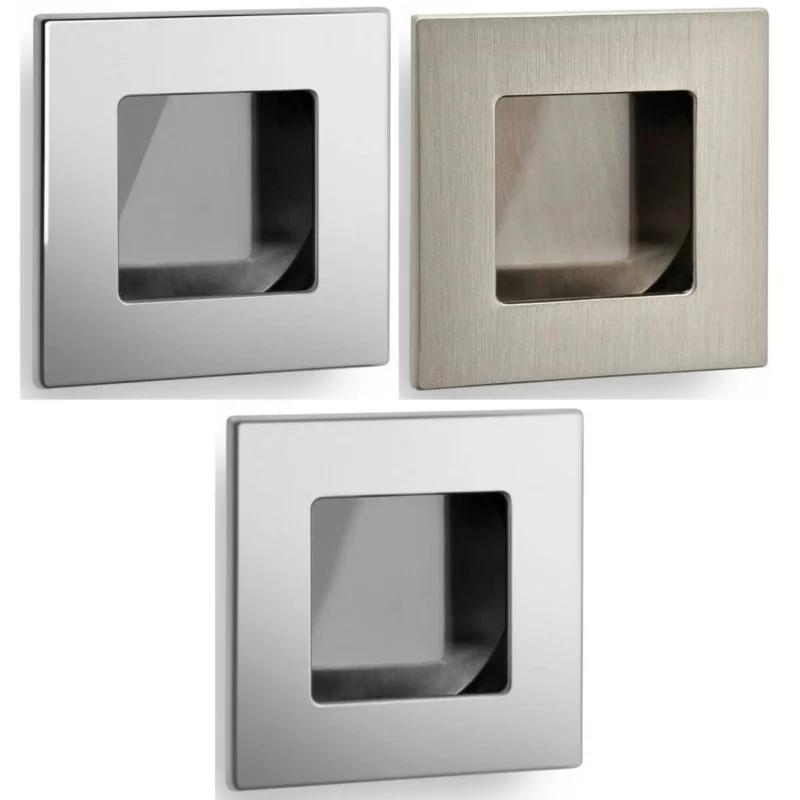 Mital Muschelgriff MA40 aus Metall, 40 x 40 mm, Chrom poliert Beställ nu