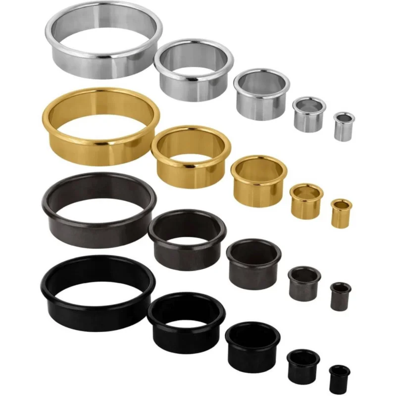 Gedotec Kabeldurchlass VOID aus Messing zum Kleben, Messing vernickelt - Bohr-Ø 80 mm Billig