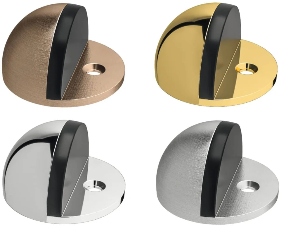 Häfele Bodentürstopper aus Metall, Ø 47 mm, Chrom matt Outlet
