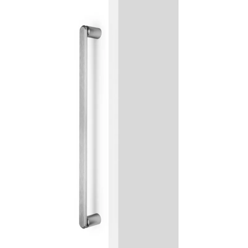 Viefe Stoßgriff FASE BIG aus Aluminium, Edelstahl-Optik - 480 mm - Beidseitig (1 Paar) Premium
