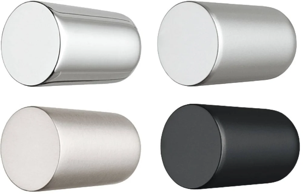 Häfele Möbelknopf TREND aus Metall, Chrom matt - Ø 25 x 28 mm Endast idag