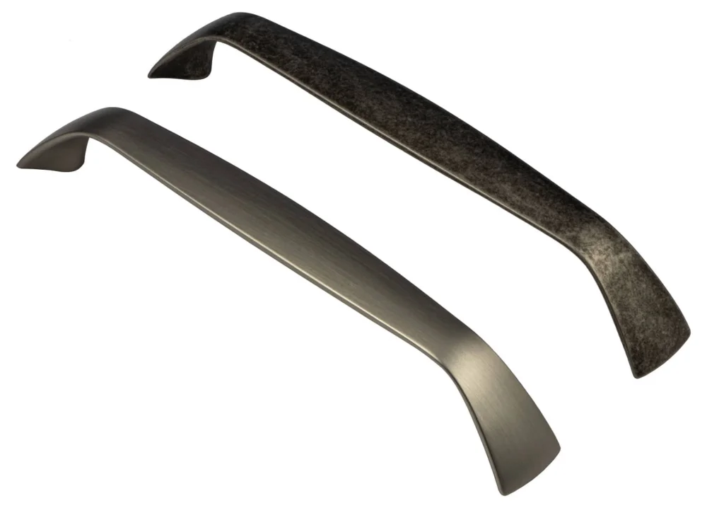 Endast idag Gedotec Möbelgriff MERLIN aus Metall, BA 128 mm, Verzinnt antik
