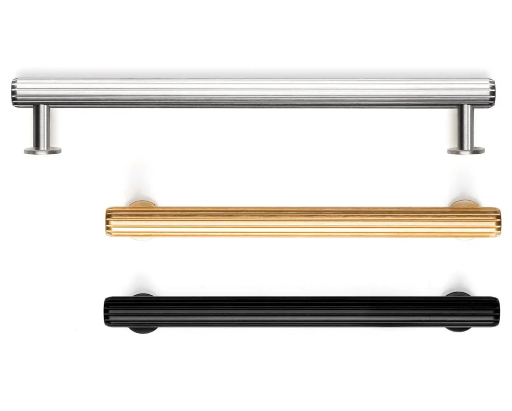 Viefe Möbelgriff RILLE aus Aluminium, 320 mm - Edelstahl-Optik Sista chansen