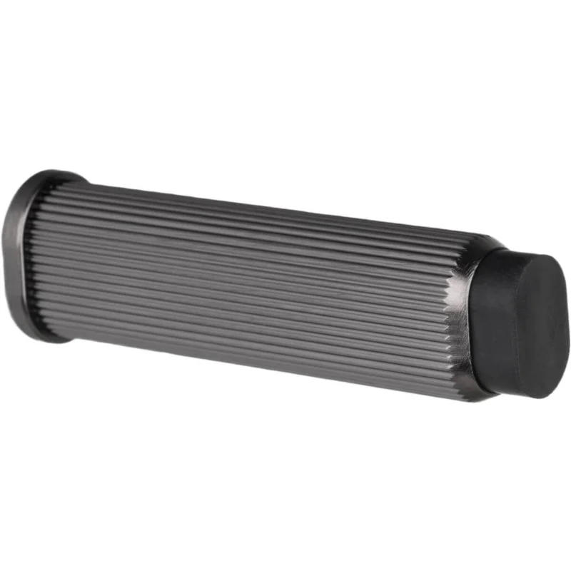 Viefe Wandtürpuffer BROOKLYN aus Aluminium, Ø 28 x 103 mm Titan schwarz Fynd
