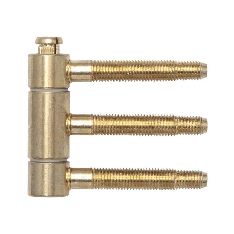 Nyhet SFS Intec Steckband 18 mm für gefälzte Holztüren 3-teilig, Stahl vermessingt
