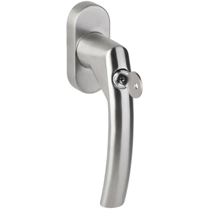 Lägg i varukorgen Hermat Fenstergriff BASIC 07 aus Edelstahl, absperrbar