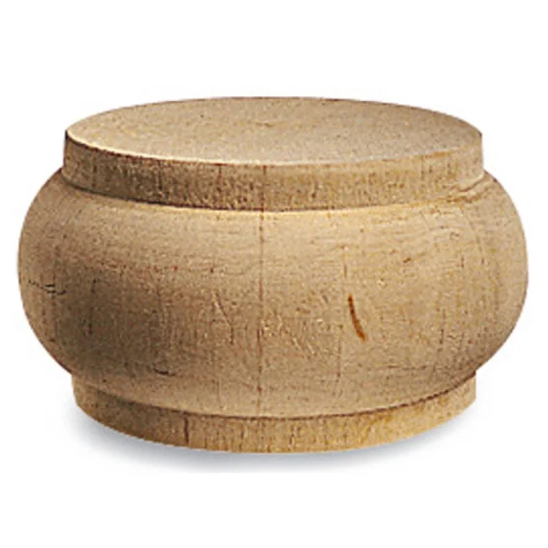 Fynd Gedotec Möbelfuß ANGELIKA aus Holz, Ø 70 mm