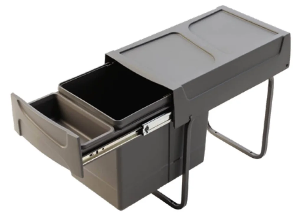 Häfele Abfalleimer M30 ausziehbar für Korpusbreite 300 mm, 1 x 15l I lager