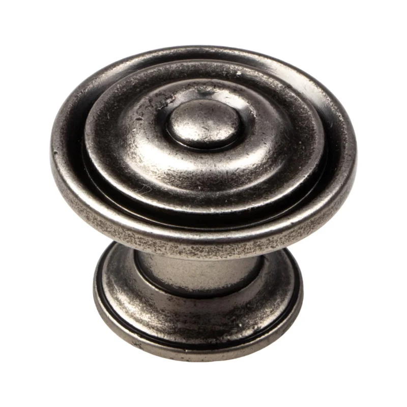 Outlet Gedotec Möbelknopf VELDEN Antik Altzinn, Ø 30 mm