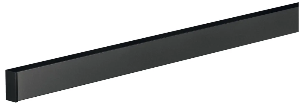 Häfele Reling schwarz Wandprofil Relingsystem Aluminium/Stahl, 600 mm Begränsat erbjudande