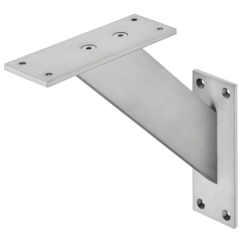 Endast denna vecka Häfele Barkonsole POWER aus Aluminium, schräg Tragkraft 50 kg, Silber gebürstet