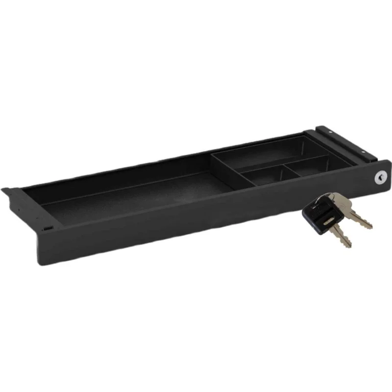 BMB Unterbau-Schublade STORIT SLIM aus Kunststoff, abschließbar 718 x 230 x 60 mm Schwarz Lågt pris