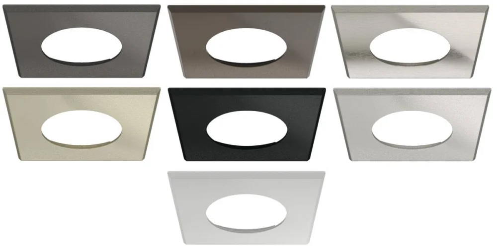 Extra rabatt Häfele Einbaugehäuse eckig für LOOX5 LED 2091/2092 + 3091/3092 & Loox LED 2025/2026, schwarz