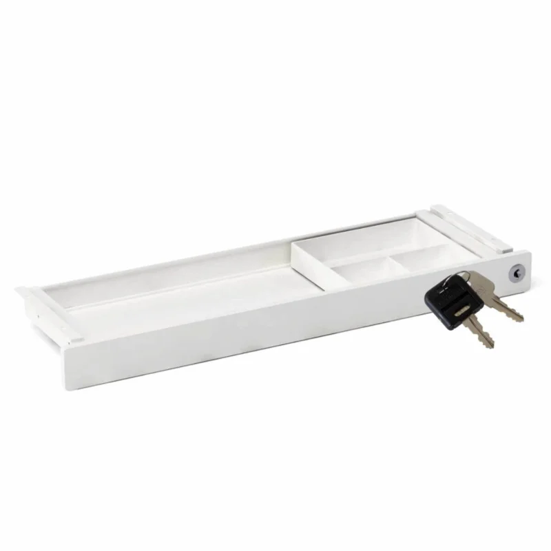 BMB Unterbau-Schublade STORIT SLIM aus Kunststoff, abschließbar 718 x 230 x 60 mm Weiß Beställ idag