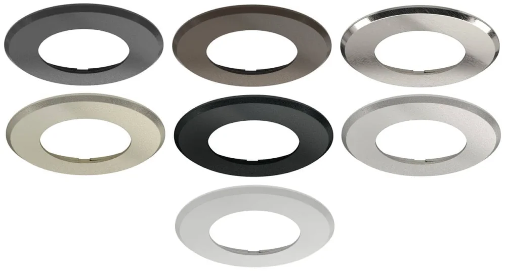 Säker betalning Häfele Einbaugehäuse rund für LOOX5 LED 2091/2092 + 3091/3092 & Loox LED 2025/2026, Weiß
