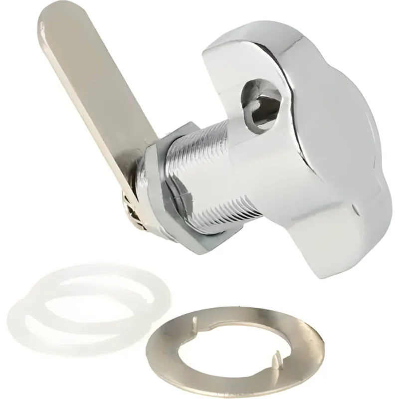 Siso Spindschloss 300 Ø 19 x 25 mm, Chrom poliert DIN rechts Extra rabatt