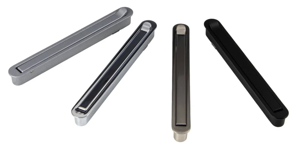 Gedotec Klapphaken MITAL aus Metall 140 mm, Edelstahl-Optik Populär