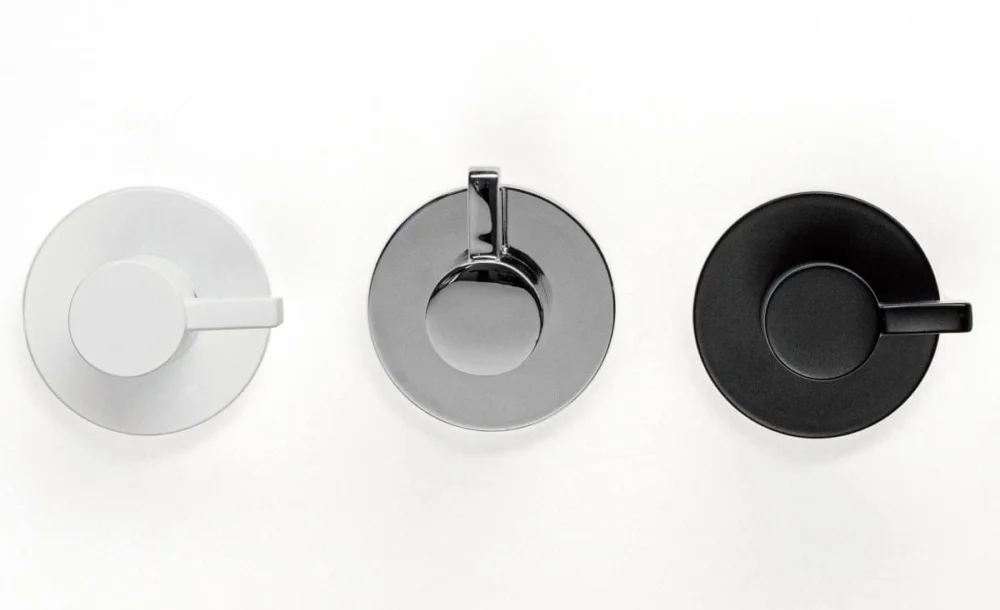 Rabatt Viefe Garderobenhaken FIN aus Metall, Chrom poliert