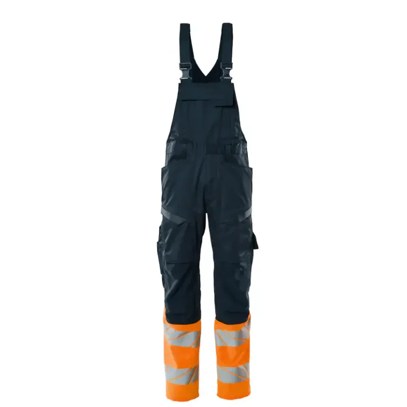 Hängselbyxor med knäfickor Mascot Accelerate 19669-236Storlek: 82C66, Färg: Mörk Marin/hi-vis Orange Erbjudandepris