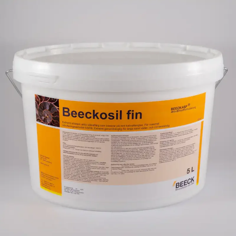 Silikatfärg Beeck Beeckosil Fin Vit 5L Fynd