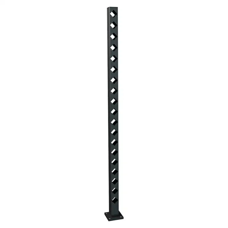 Populärt val Mellanstolpe Recal Staket BolmenHöjd: 1765 mm, Svart