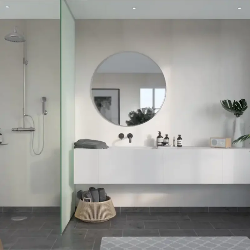 Våtrumsskiva Fibo Grey Cement 2145-M00 S Extra rabatt