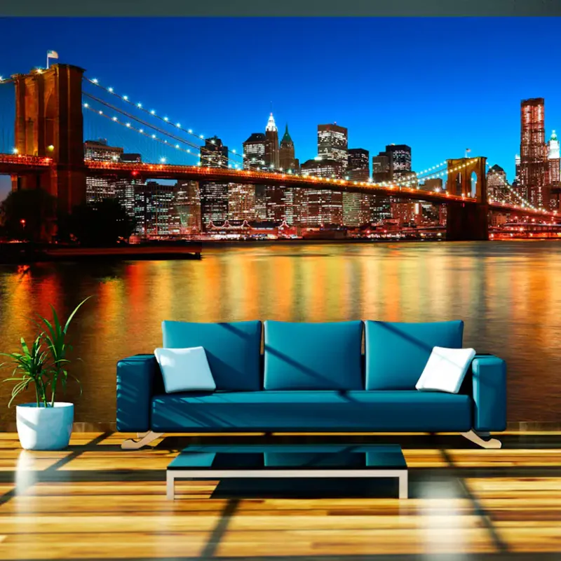Endast denna vecka Fototapet Arkiio Skymning Över Brooklyn BridgeStorlek: 200x154 cm