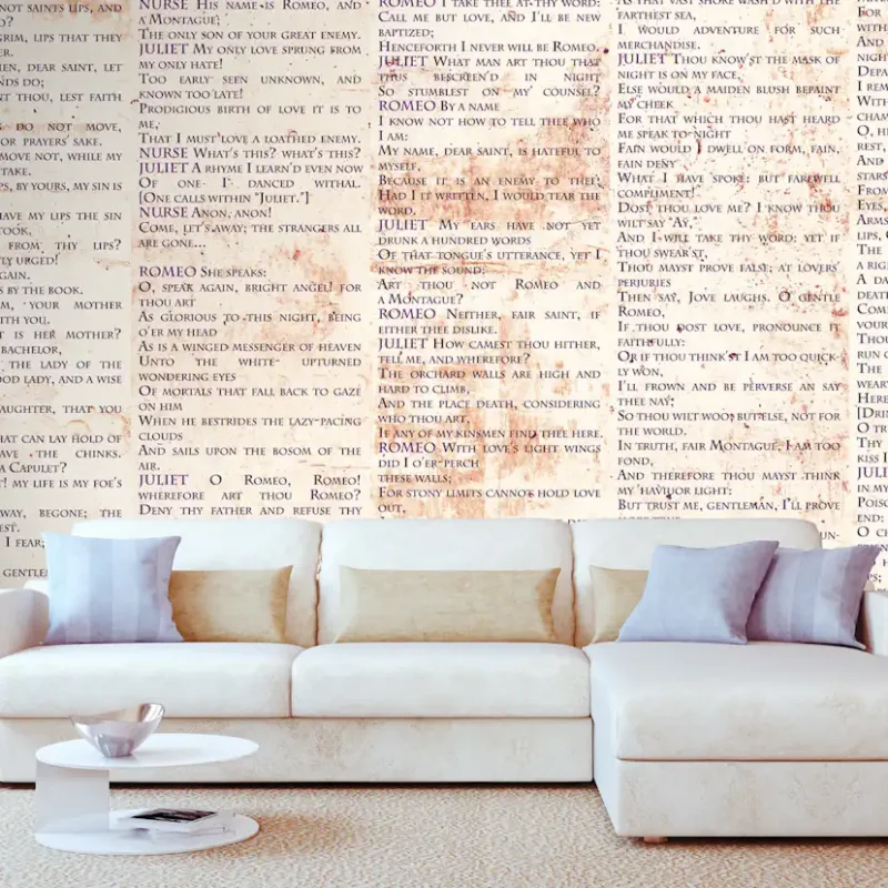 I lager Fototapet Arkiio Love Language 50x1000 cm
