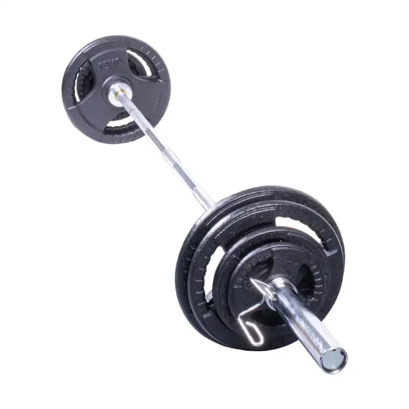 Snabb frakt Skivstångsset Fitn Shape Olympia 85 kg