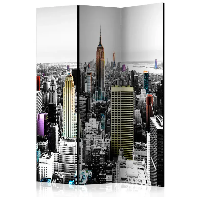 Snabb frakt Rumsavdelare Arkiio Iridescent Skyscrapers 135x172 cm