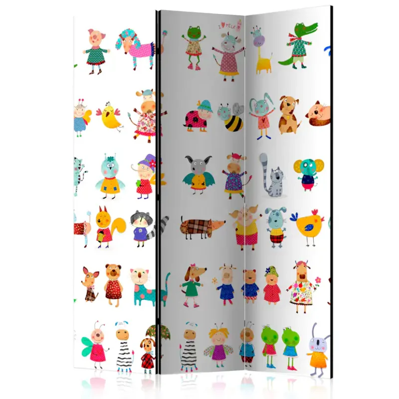 Trygg betalning Rumsavdelare Arkiio Cartoon Pets 135x172 cm