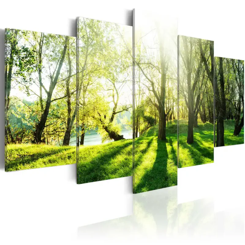Säker betalning Akrylglastavla Arkiio Green GladeMått: 200x100 cm