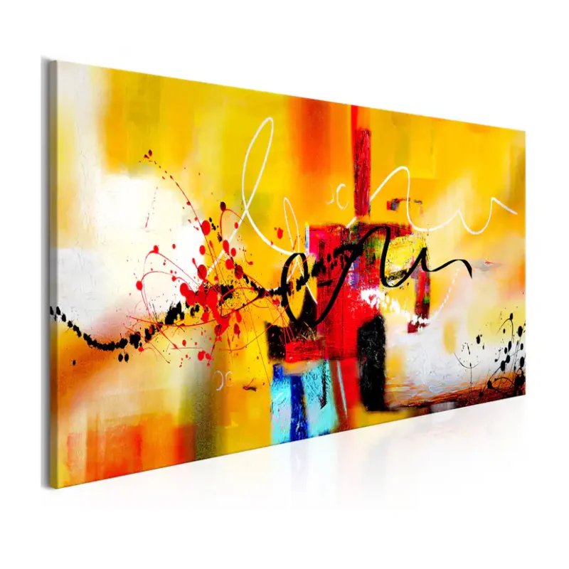 Tavla Arkiio Street Melodies Orange 120x60 Fri frakt