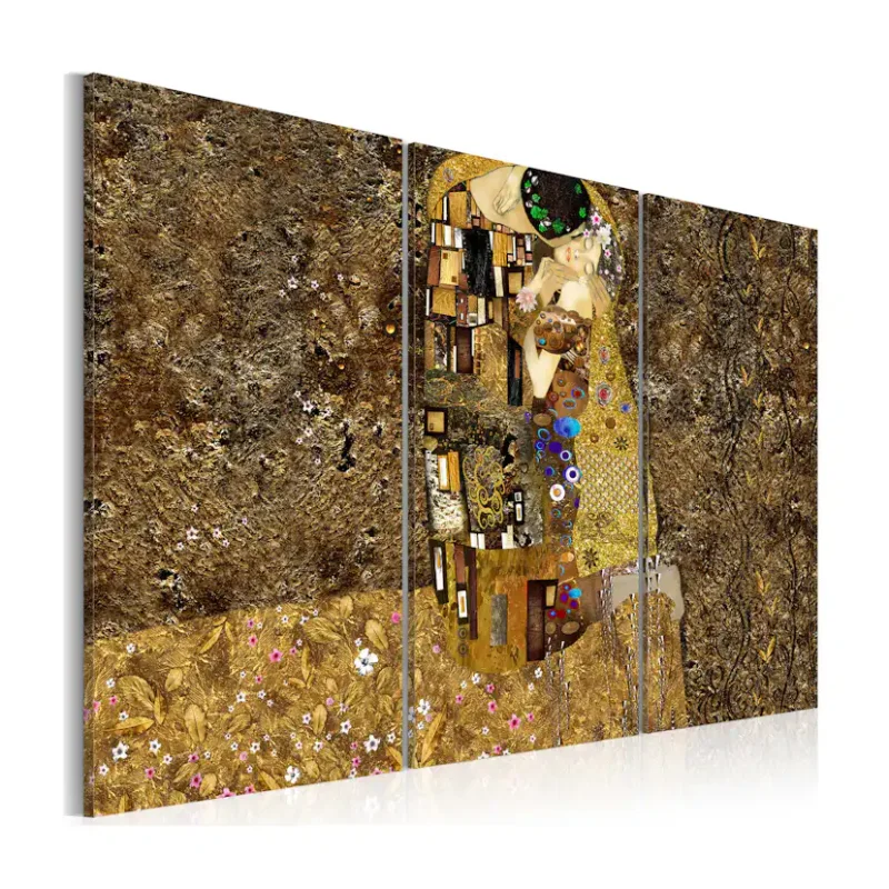Tavla Arkiio Klimt Inspiration Kiss120x80 cm Snabb leverans
