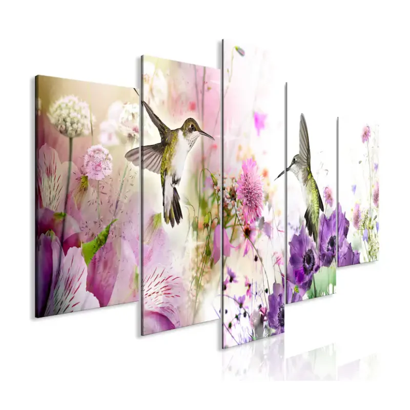 Säker betalning Tavla Arkiio Colourful Nature Wide 5 delar 225x100