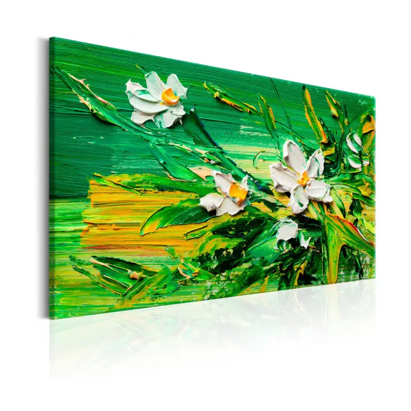 Tavla Arkiio Impressionist Style Flowers120x80 cm Lågt pris