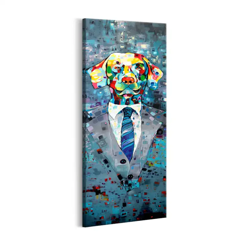 Tavla Arkiio Dog In A Suit45x135 cm Trygg betalning