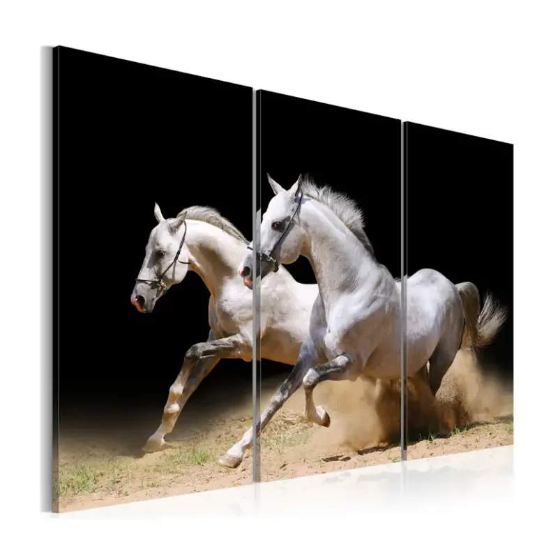Tavla Arkiio Horses Power And Velocity60x40 cm Sista chansen
