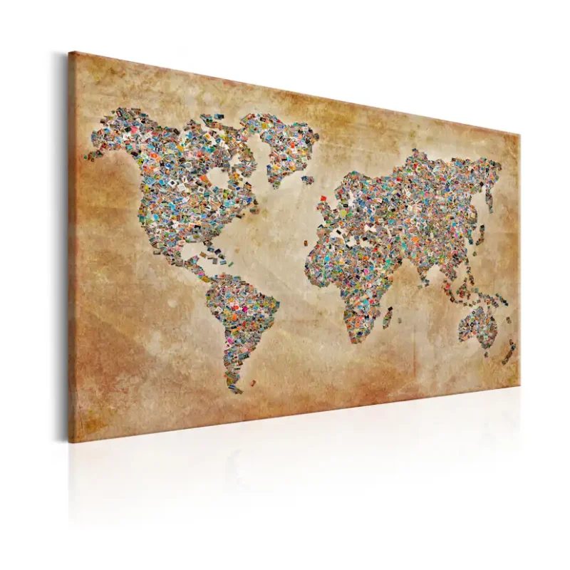 Populärt val Tavla Arkiio Postcards From The World120x80 cm