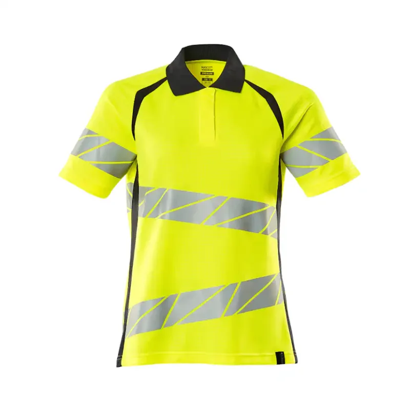 Bästa pris Pikétröja Mascot Accelerate 19093-771Storlek: M ONE, Färg: Hi-vis Gul/mörk Marin