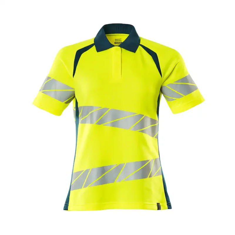 Premium Pikétröja Mascot Accelerate 19093-771Storlek: XL ONE, Färg: Hi-vis Gul/mörk Petroleum
