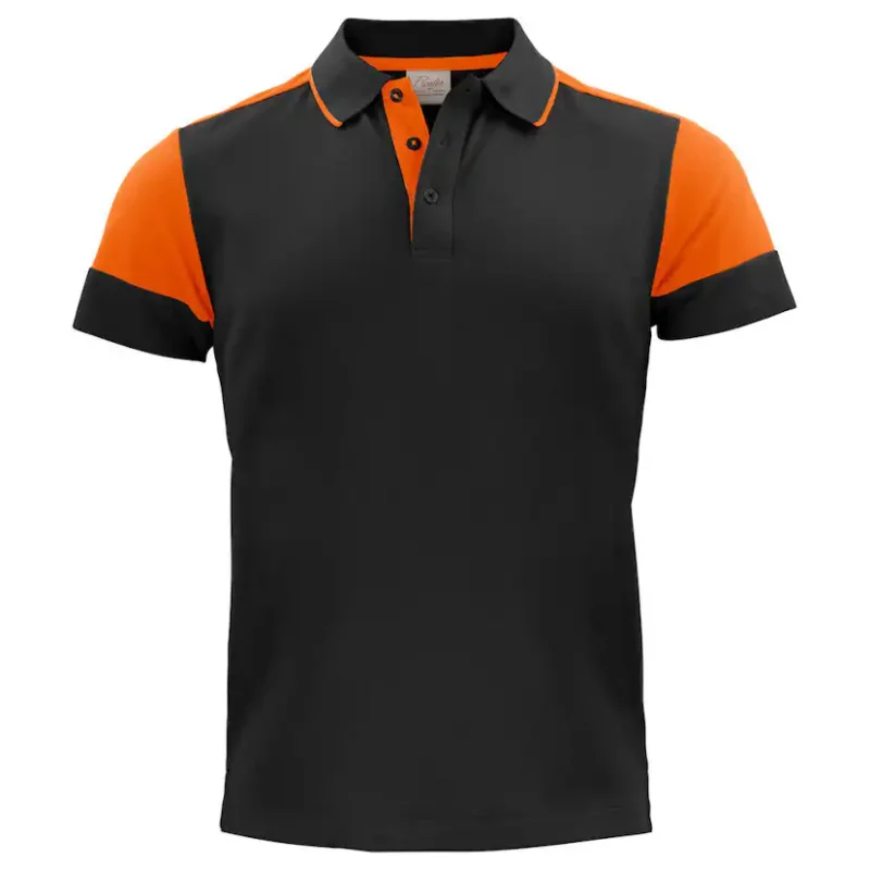 Billig Sweatshirt Printer Prime PoloStorlek: L, Färg: Svart/Orange