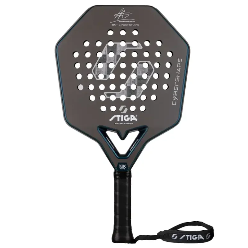 Padelracket STIGA Sports Cybershape 18K Hard Adam Axelsson Edition Expressleverans