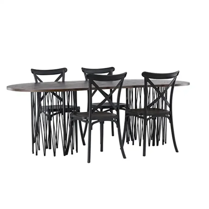 Matgrupp furniture/fashion Stone med 4 Crosett Stolar Nyhet